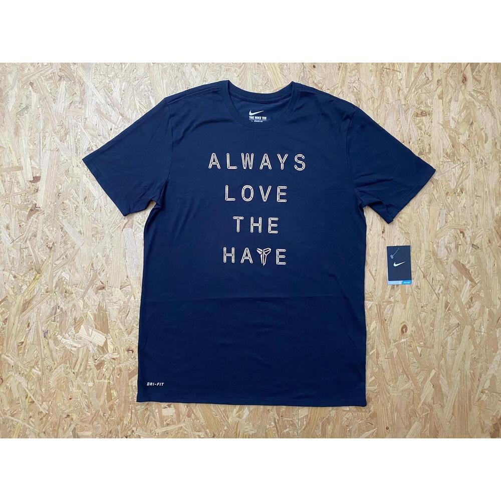 Kobe Bryant TShirt Always Love The Hate DriFit Large